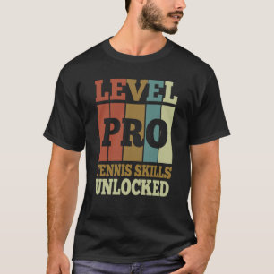 Tennis Skills Pro Unlocked Vintage Style Unique T-Shirt