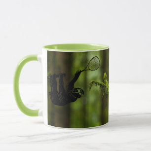 Tennis Sloth Rainforest Mug