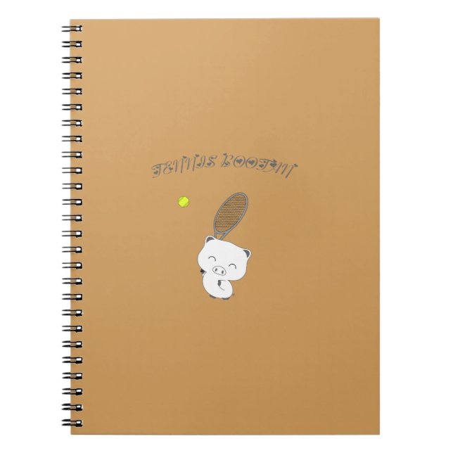 Tennis smash notebook (Front)
