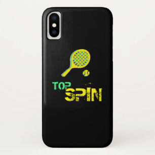 Tennis Sport Pop Art, Green & Yellow Racket & Ball Case-Mate iPhone Case