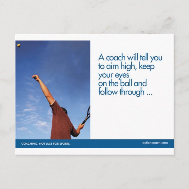 Tennis Sport Postcard (Front)