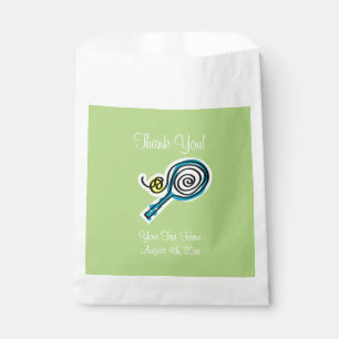 Tennis sport thème baby shower fête préférée sacs
