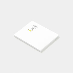 Tennis Sport Theme Post-it Notes