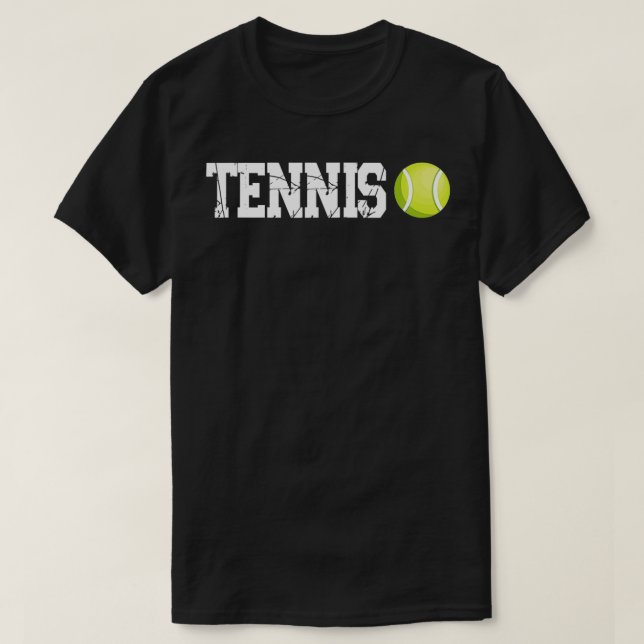 Tennis Sport Trainer Racket  T-Shirt (Design Front)