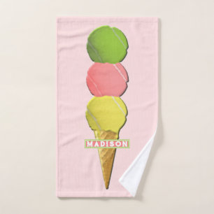 Tennis Sports Personalized Hand Towel