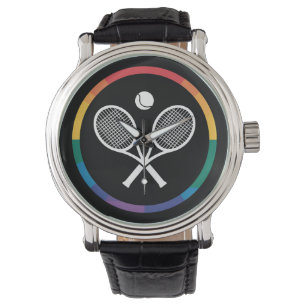 Tennis Sports Rainbow LGBTQ Gay Pride Ally Watch