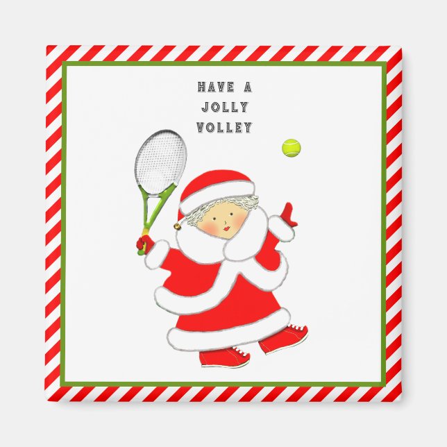 Tennis Stocking Stuffers Magnet (Front)
