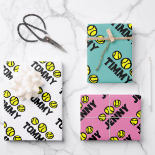 Tennis sur mesure pour enfants draps papier d'emba