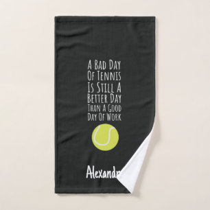 Tennis Sweat Towel Funny Custom Personalised Sport