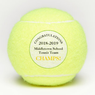 Tennis Team Keepsake Tennis Balls