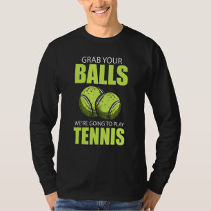 Tennis Tennis Racket Tennis Ball Tennis Court Tenn T-Shirt