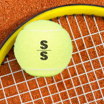 Tennis Theme Big Bold Monogrammed Tennis Balls<br><div class="desc">Introducing Tennis Theme Big Bold Monogrammed Balls, a must-have for tennis enthusiasts. Whether you're a single player or part of a doubles team, you'll fall in love with this thoughtfully designed product. Our modern logo icon style design features two letter initials, making it a truly unique and customized gift. Stand...</div>