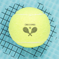 Tennis Theme Monogrammed Name