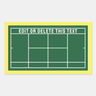 Tennis Theme Sticker