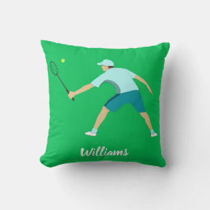 Tennis Throw Pillow