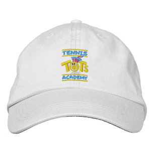 Tennis Tots Academy stacked logo Embroidered Hat