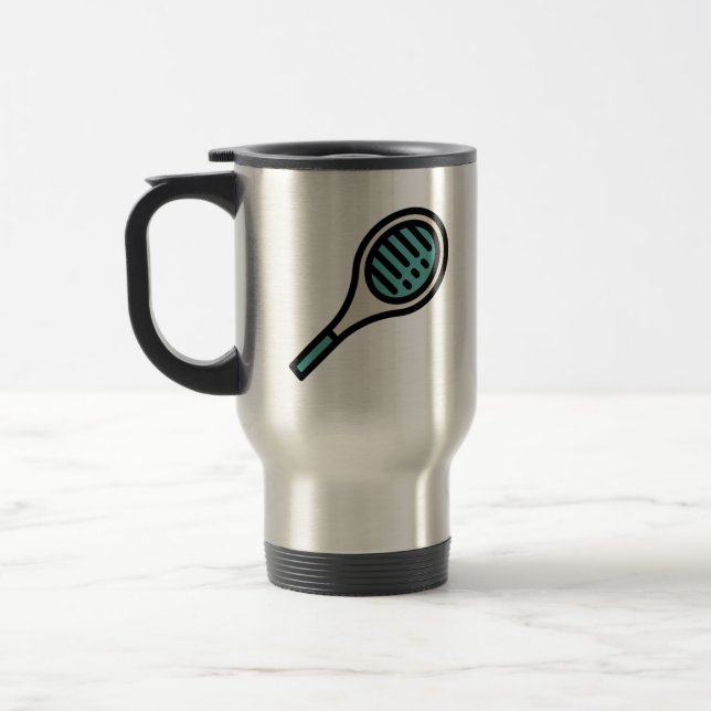 tennis travel mug (Left)