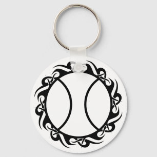 tennis. tribal. keychain