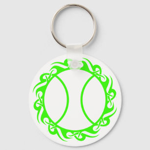 tennis. tribal. keychain