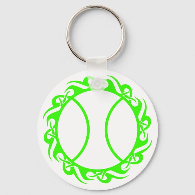 tennis. tribal. keychain (Front)