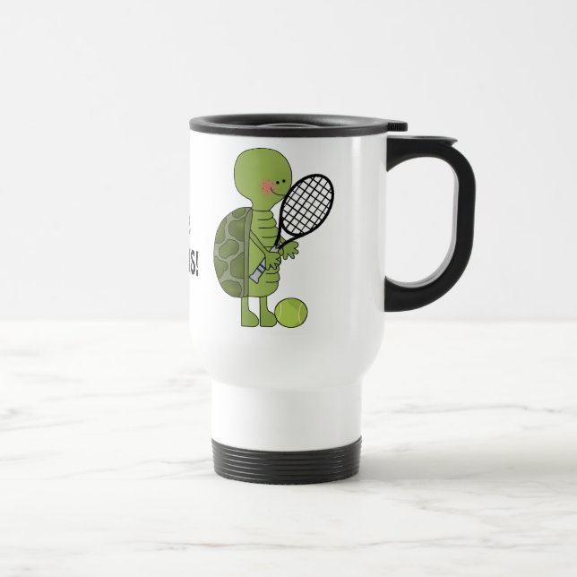 Tennis Turtle Travel mug (Right)