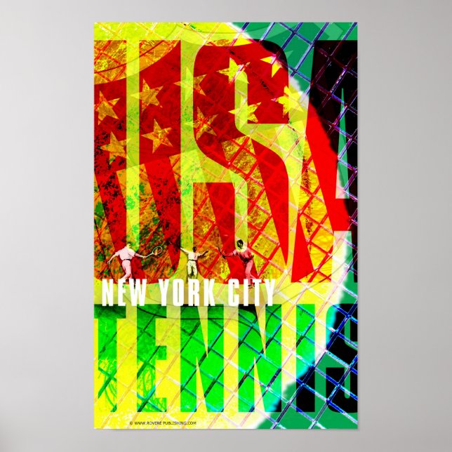 Tennis USA Poster (Front)