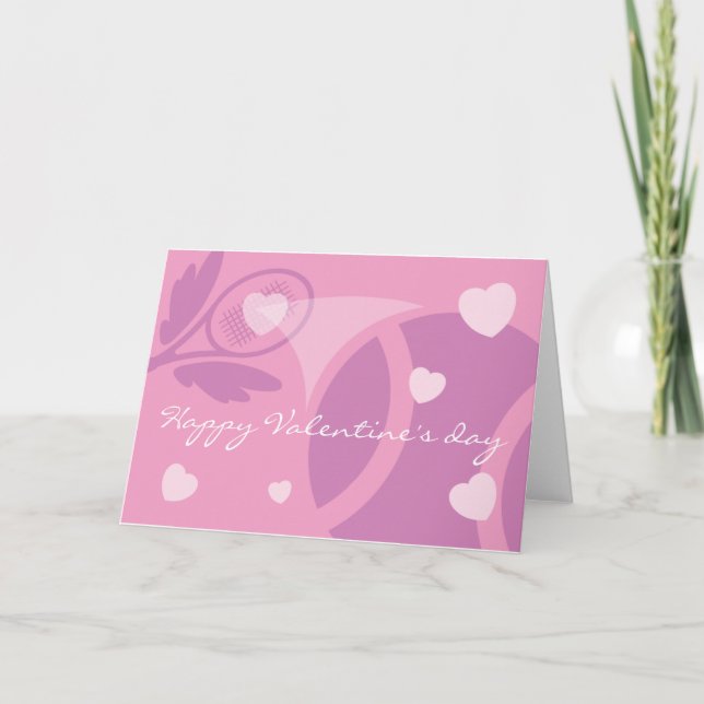 Tennis Valentine's Card (Front)