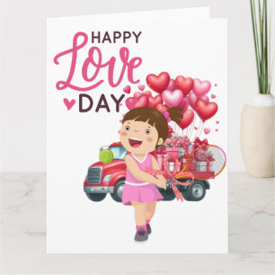 TENNIS Valentine's Day to Player with Love Card