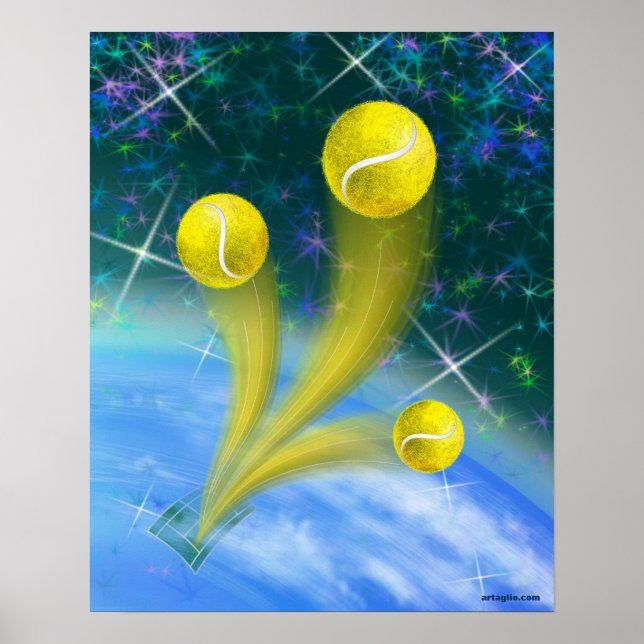 Tennis victory, tennis poster (Front)