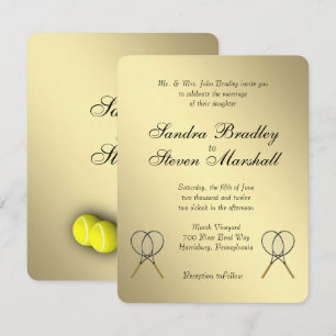 Tennis Wedding Invitations
