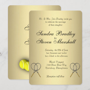 Tennis Wedding Invitations