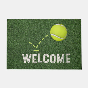 Tennis Welcome Home for Tennis Player    Doormat