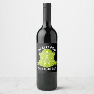 Tennis - wine label