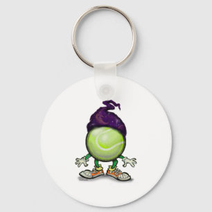 Tennis Wizard Keychain