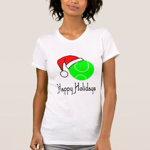 TennisChick Happy Holidays T-Shirt