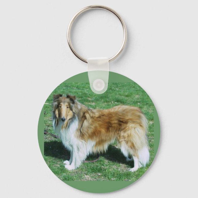 TENNYSON -A COLLIE KEYCHAIN (Front)