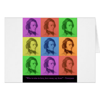 Tennyson "L'amour est long" Pop Art Cadeaux & Tee 