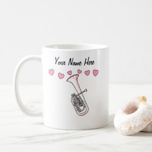 Tenor Horn Custom Wedding Mug Brass Musician