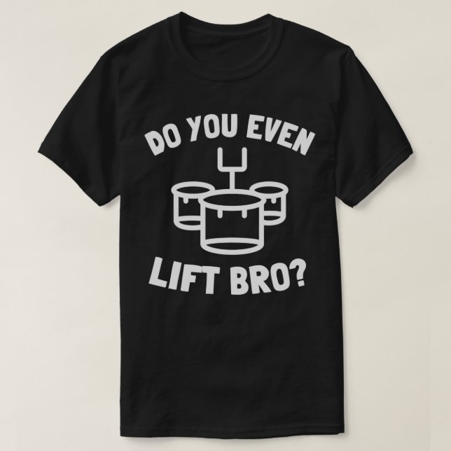 Tenor Quad Drums Marching Band Drummer 3 T-Shirt (Design Front)