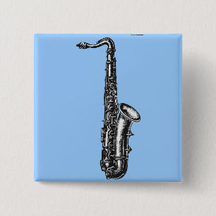 Tenor Saxophone 2 Inch Square Button