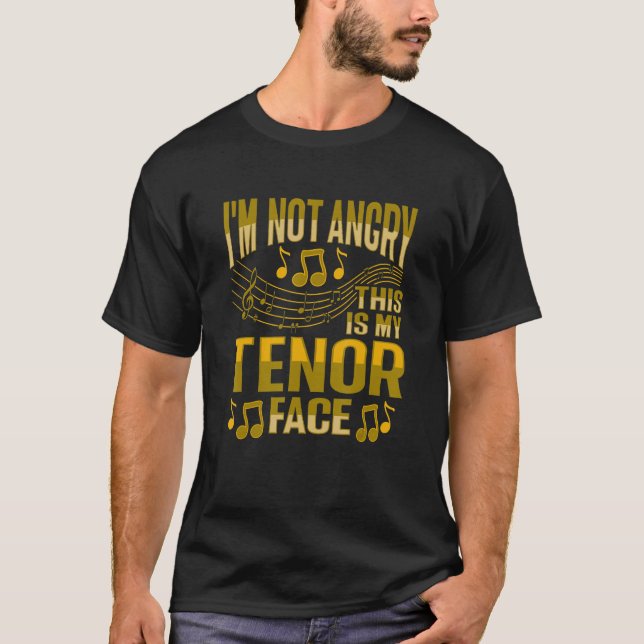 Tenor Voice Design for a Choir Member T-Shirt (Front)