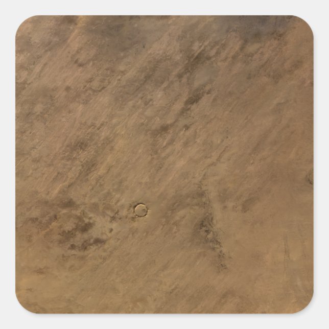 Tenoumer Crater in Mauritania Square Sticker (Front)