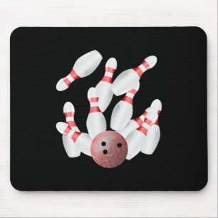 Tenpin bowling mouse pad