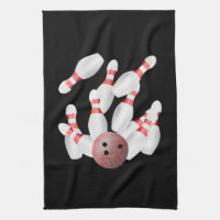 Tenpin bowling Pins and Bowling Ball