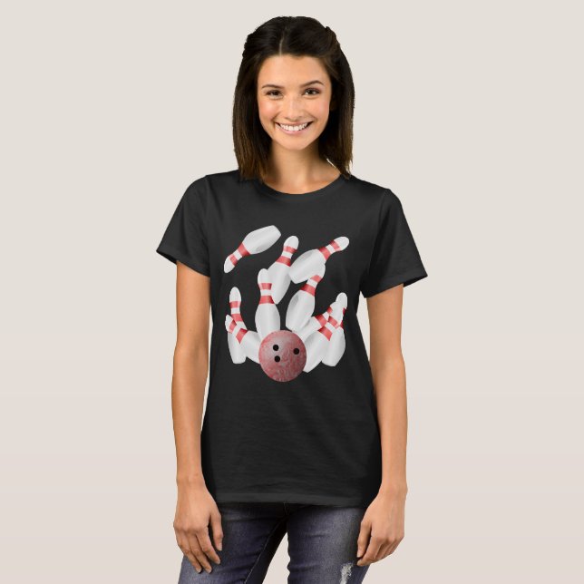 Tenpin bowling T-Shirt (Front Full)