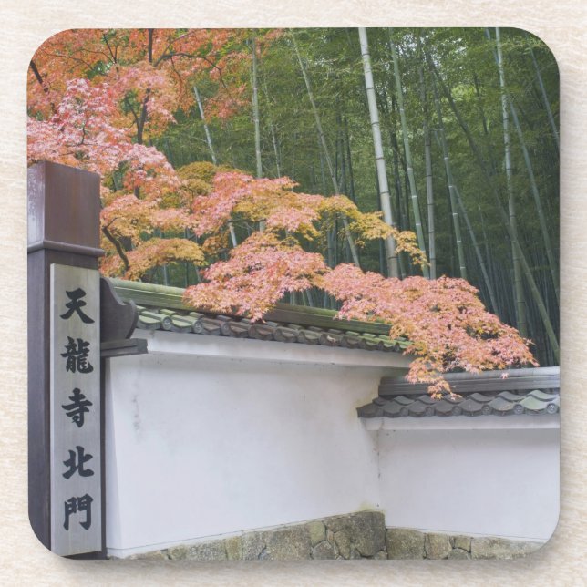 Tenryuji Temple North Gate Coaster (Front)