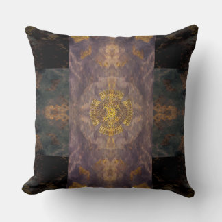 Tensho - Dark Purple Throw Pillow