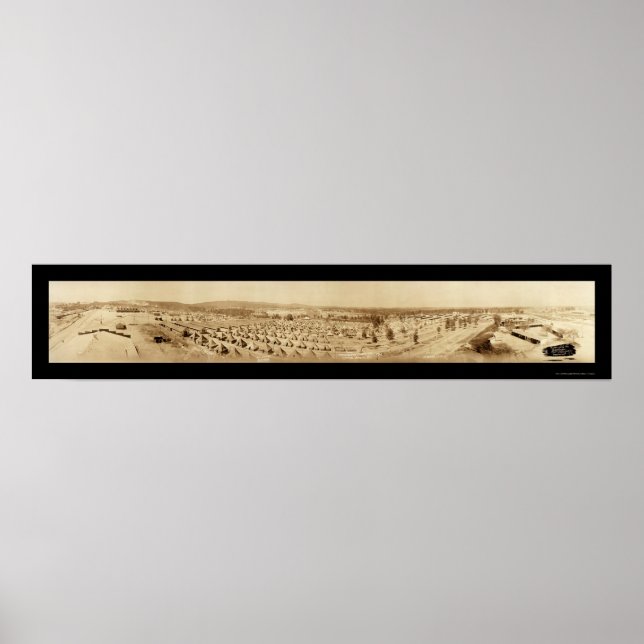 Tent Camp Sevier SC Photo 1918 Poster (Front)