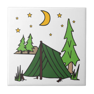 Tent Camping Tile
