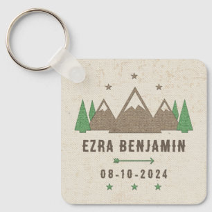 Tent Canvas Camping Bar Mitzvah Personalized Favou Keychain